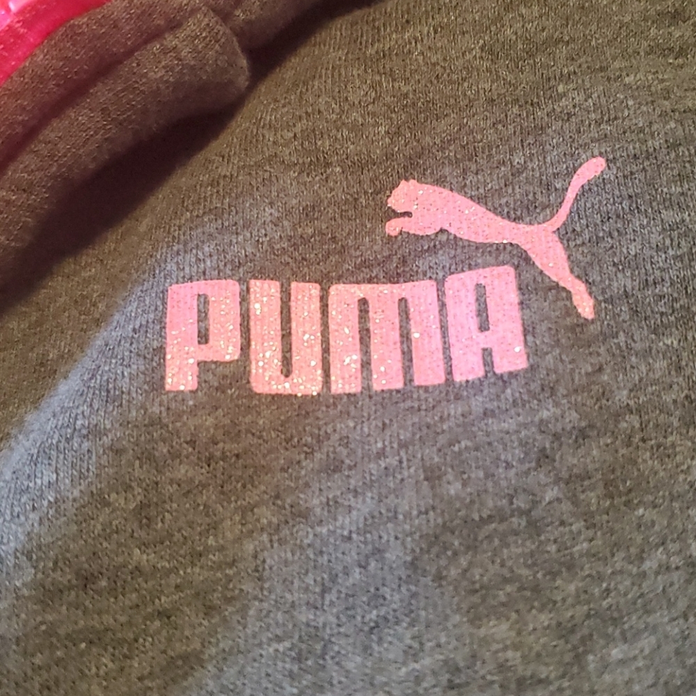Puma Girls plush zip up - Picture 2 of 3